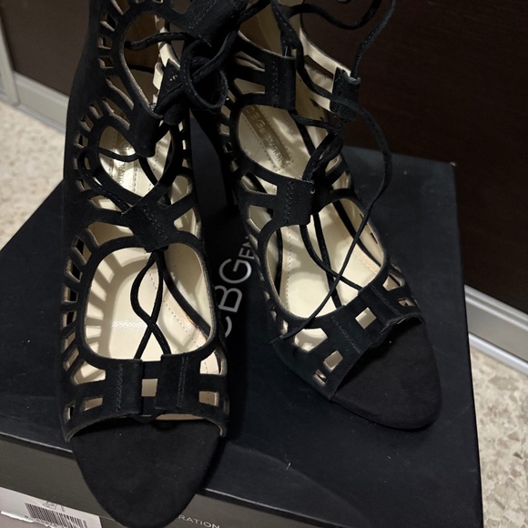 BCBG heeled lace up bootie - Picture 1 of 3